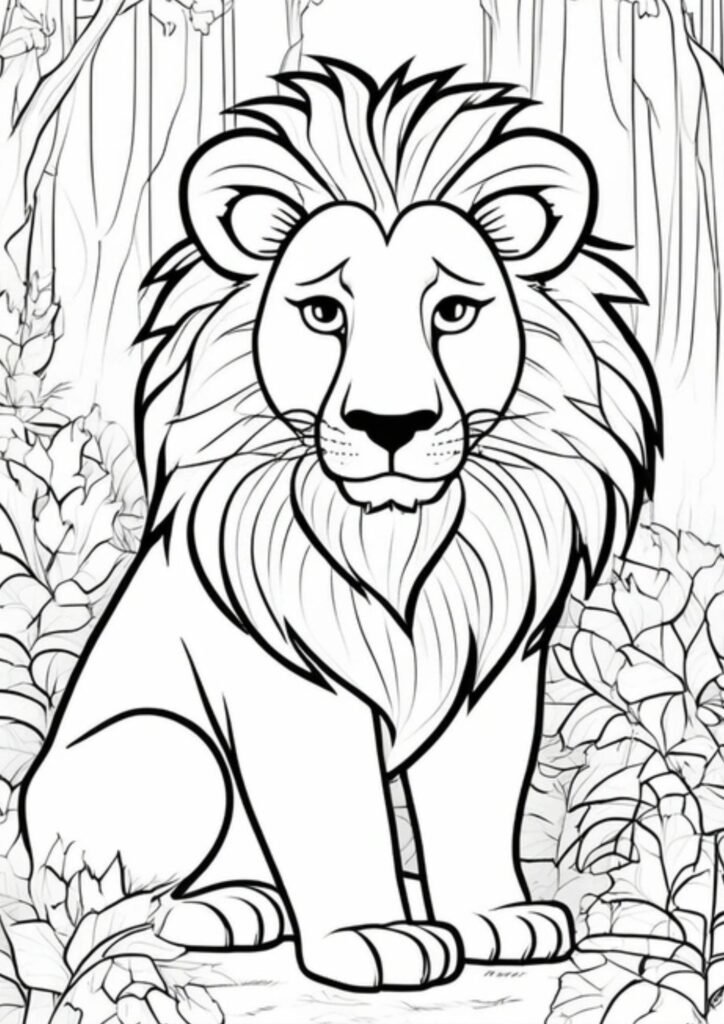 Colorir Leão