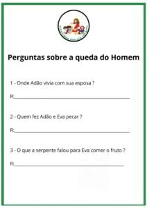 Atividades bíblicas infantis para imprimir 3